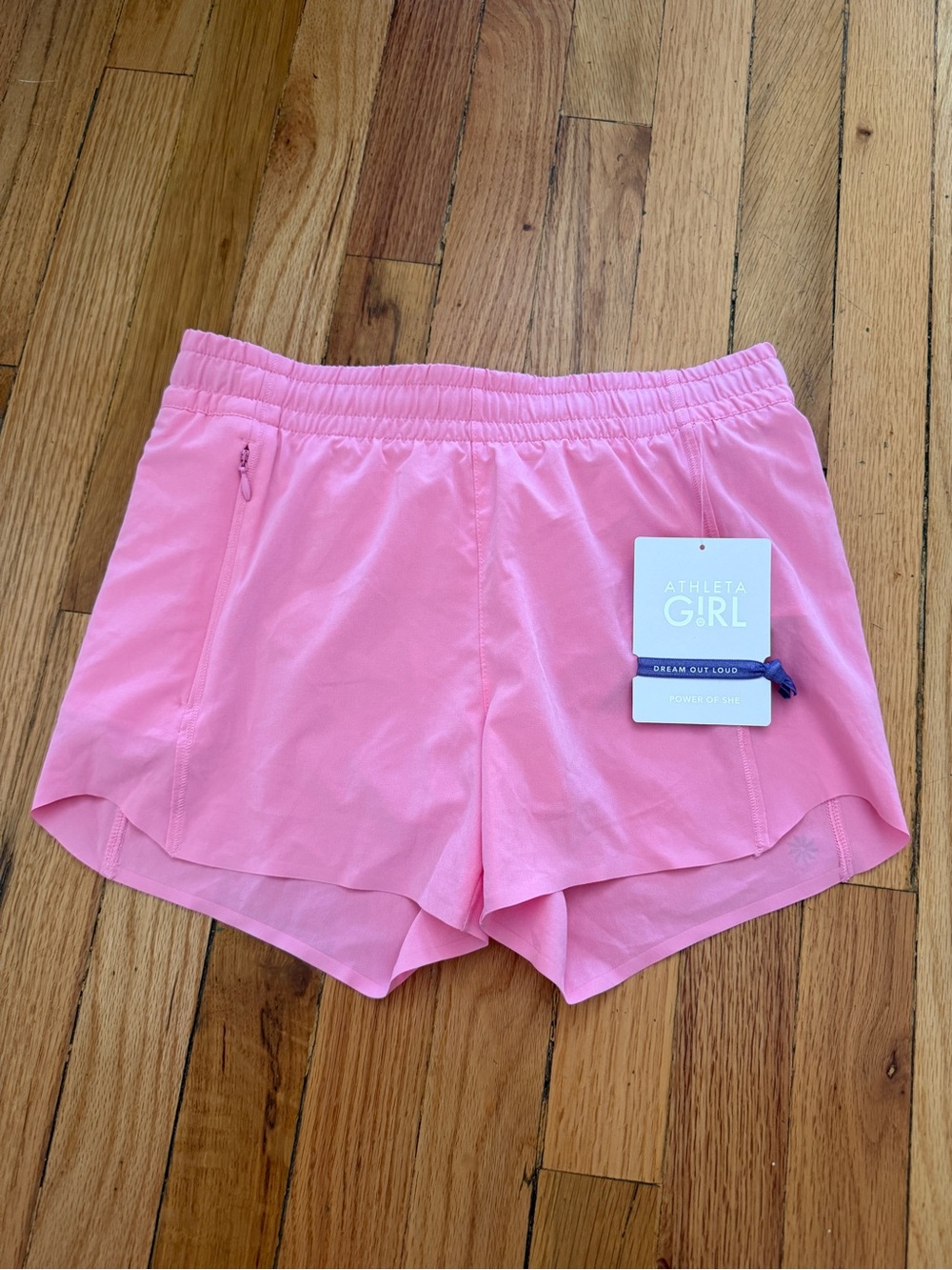 NEW Athleta girl pink shorts
